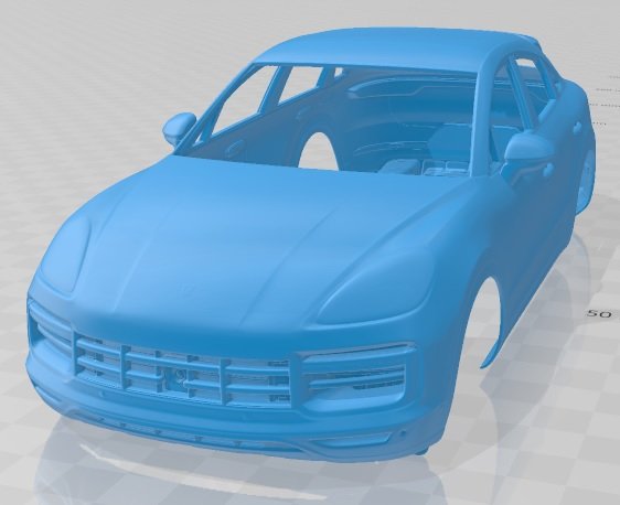 porsche cayenne turbo coupe 2020 printable body car Modello di stampa 3D .c4d .max .obj .3ds .fbx .stl .blend 