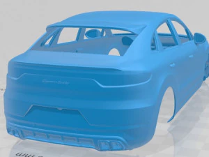 porsche cayenne turbo cup&ecirc; 2020 carroceria imprim&iacute;vel Modelo de Impressão 3D