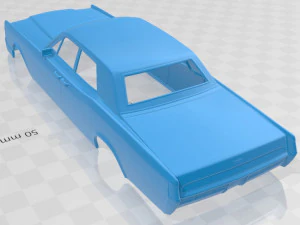 lincoln continental sedan 1968 printable body car 3D Print Model
