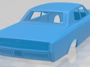 lincoln continental sedan 1968 printable body car 3D Print Model