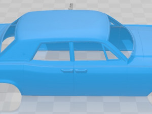 lincoln continental sedan 1968 printable body car Model do druku 3D