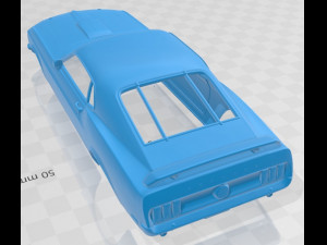 mustang john bowe 1969 printable body car Model do druku 3D