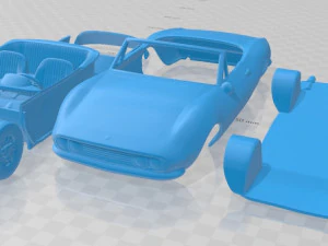 fiat dino spider 2400 1969 printable car 3D Print Model