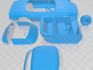 fiat dino spider 2400 1969 printable car 3D Print Model