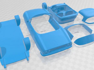 fiat dino spider 2400 1969 printable car 3D Print Model