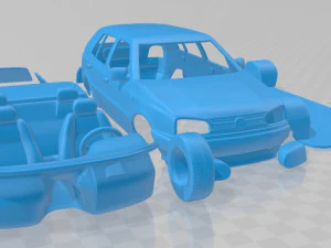 volkswagen golf 1993 printable car 3D Print Model