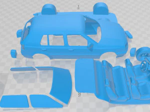 volkswagen golf 1993 printable car 3D Print Model