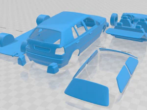volkswagen golf 1993 printable car 3D Print Model