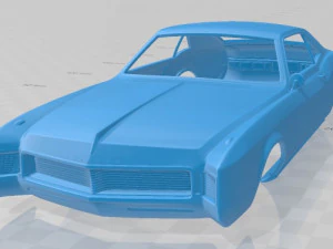 carro com corpo para impress&atilde;o buick riviera 1966 Modelo de Impressão 3D