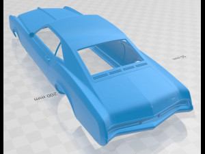 buick riviera 1966 printable body car 3D 프린트 모델