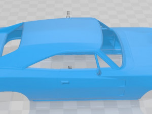 dodge charger rt 1969 printable body car 3D 프린트 모델