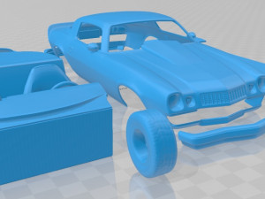 chevrolet camaro 1975 printable car 3D प्रिंट मॉडल