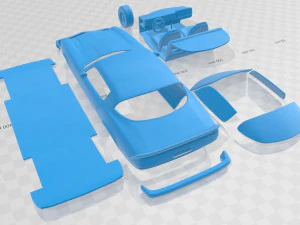 chevrolet camaro 1975 printable car 3D Print Model