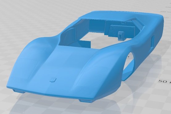 holden hurricane 1969printable body car Modelo de impresión 3D .c4d .max .obj .3ds .fbx .stl .blend 