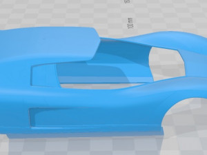 holden hurricane 1969printable body car Modelo de impresión 3D
