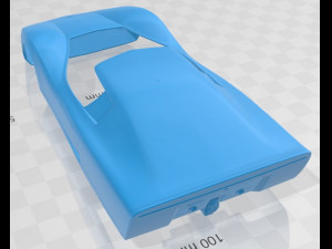holden hurricane 1969printable body car Modelo de impresión 3D
