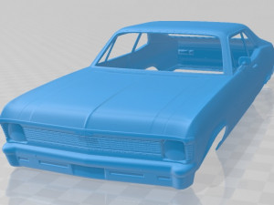 chevrolet nova 1969 printable body car 3D 프린트 모델