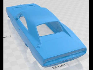 डॉज चार्जर जनरल ली 1969 प्रिंट करने योग्य बॉडी कार 3D प्रिंट मॉडल