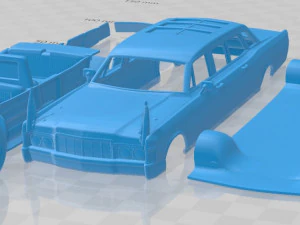 Lincoln Continental État présidentiel américain 1969 voiture imprimable Modèles 3D en vedette
