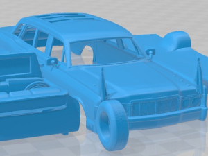 lincoln continental us presidential state 1969 printable car 3Dプリントモデル