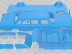 lincoln continental us presidential state 1969 printable car 3Dプリントモデル