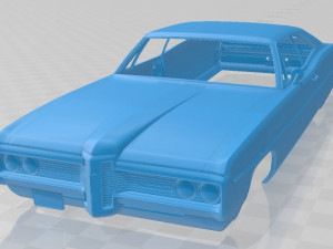 pontiac bonneville 1968 printable body car 3Dプリントモデル
