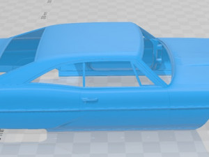 pontiac bonneville 1968 printable body car Modelo de impresión 3D