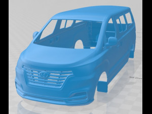 hyundai grand starex tq 2018 printable body car 3D Print Model