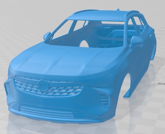 buick envision 2021 printable body car Modelo de Impressão 3D .c4d .max .obj .3ds .fbx .stl .blend 