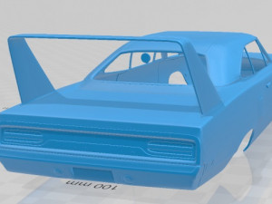 plymouth road runner superbird 1970 printable body car Modello di stampa 3D