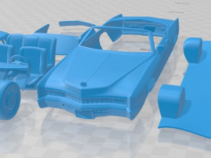 eldorado fleetwood 1968 printable car 3D Baskı Modeli