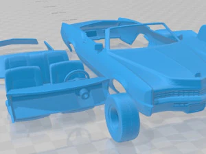 eldorado fleetwood 1968 printable car 3D Print Model