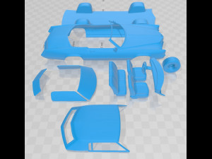 eldorado fleetwood 1968 printable car 3D Принт Модель