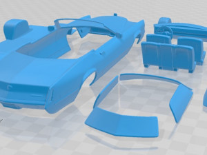 eldorado fleetwood 1968 printable car 3D Принт Модель
