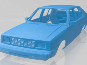 hyundai pony canada 1985 printable body car 3D Print Model