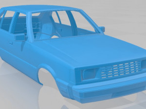 hyundai pony canada 1985 printable body car 3D 프린트 모델
