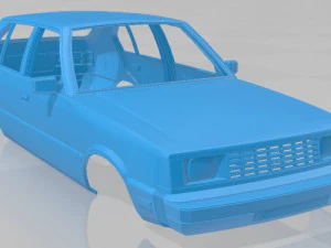 hyundai pony canada 1985 printable body car 3D Print Model