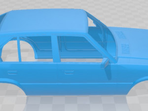 hyundai pony canada 1985 printable body car 3D 프린트 모델