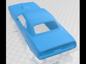 plymouth barracuda 1970 printable body car Model do druku 3D