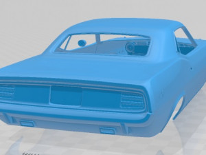 plymouth barracuda 1970 printable body car Model do druku 3D