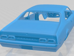 mercury montego 1970 printable body car 3D 프린트 모델