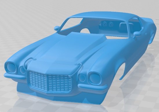 camaro 1970 protouring printable body car 3D Print Model .c4d .max .obj .3ds .fbx .stl .blend 