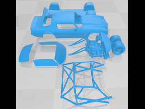 camaro 1970 protouring printable car Modèles 3D en vedette