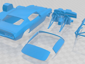 camaro 1970 protouring printable car Modèles 3D en vedette