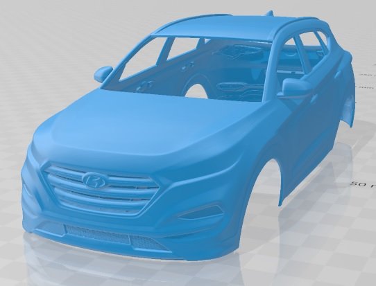 hyundai tucson 2016 printable body car Modèles 3D en vedette .c4d .max .obj .3ds .fbx .stl .blend 