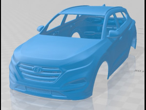 hyundai tucson 2016 printable body car 3D 프린트 모델