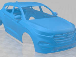 hyundai tucson 2016 printable body car Modèles 3D en vedette