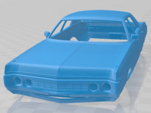 dodge polara hardtop coupe 1970 printable body car Modelo de impresión 3D
