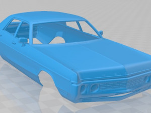 dodge polara hardtop coupe 1970 printable body car 3D 프린트 모델