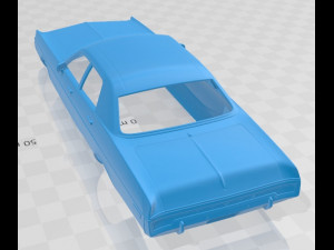 dodge polara hardtop coupe 1970 printable body car 3D 프린트 모델